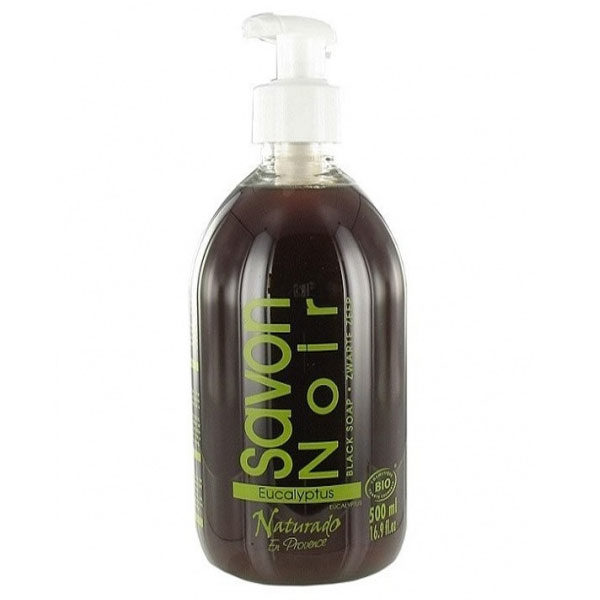 Sapone nero liquido Eucalipto  Naturado en Provence 500ml